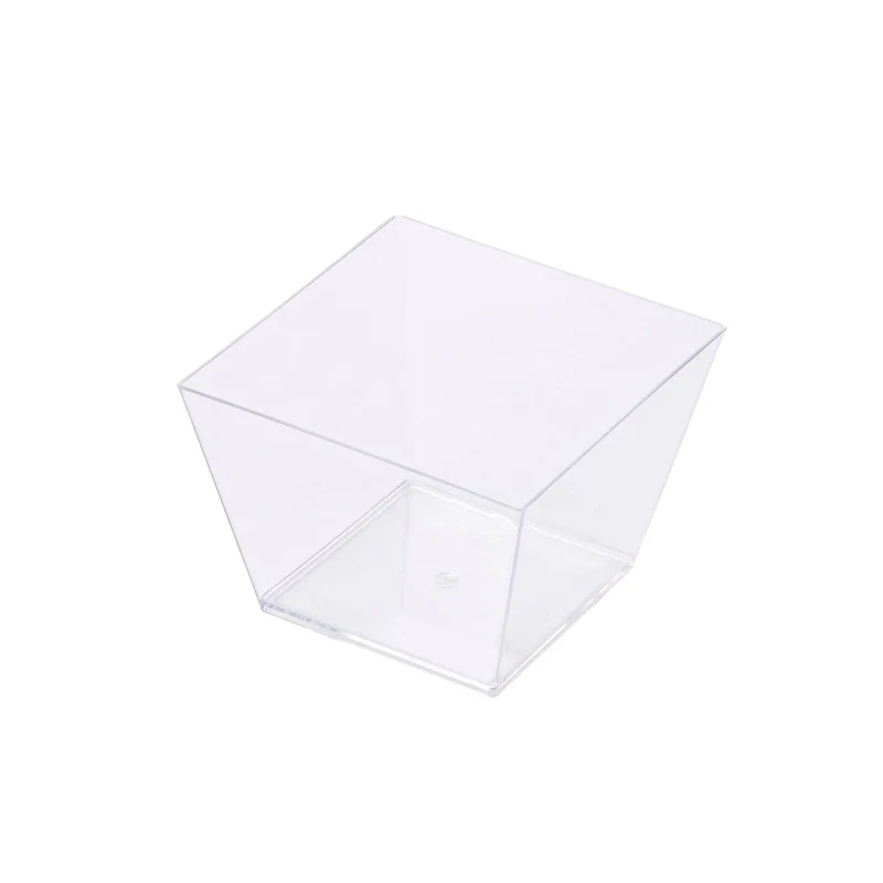 VASITO PLASTICO TRANSPARENTE ZEN 100X118XH70MM- 460ML-50 UDS